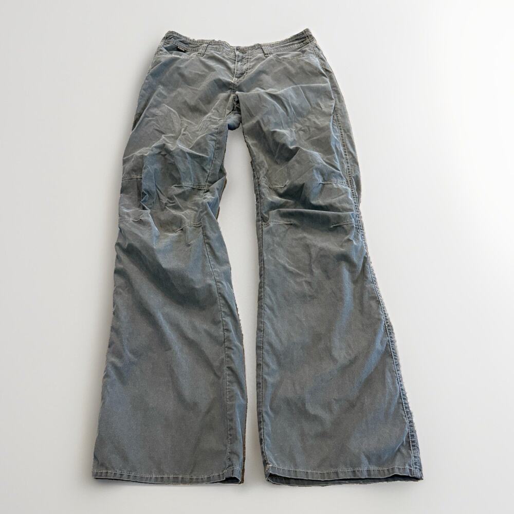 Kuhl Dry Stretch Womens Gray Hiking Quick Drying Lightweight Nylon Pants 8 Reg